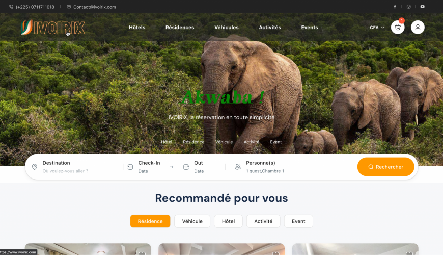 Book online in Ivory Coast with Ivoirix: Your Portal to an Unforgettable Experience