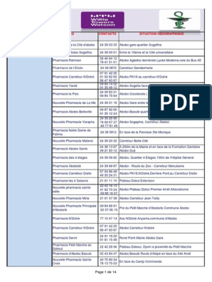 découvrez les meilleures pharmacies à abidjan, offrant une large gamme de médicaments, de conseils professionnels et de services de santé pour répondre à tous vos besoins. profitez d'un accès facile et rapide à des produits de qualité dans la capitale économique de la côte d'ivoire.