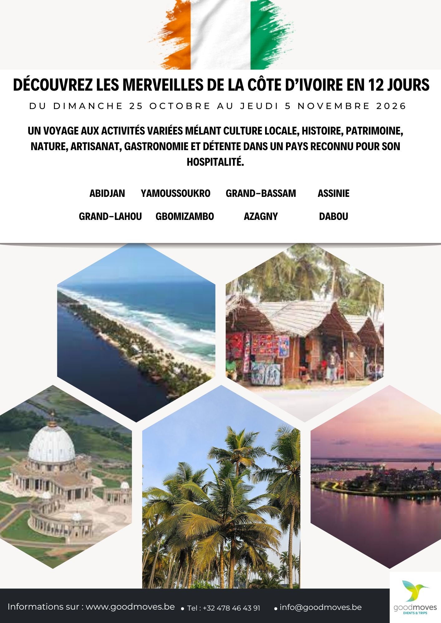 découvrez les merveilles de la côte d'ivoire, un pays riche en beauté naturelle, culture vibrante et histoire fascinante. explorez ses plages idylliques, ses parcs nationaux époustouflants et sa gastronomie savoureuse, tout en vous imprégnant de l'hospitalité chaleureuse de son peuple.